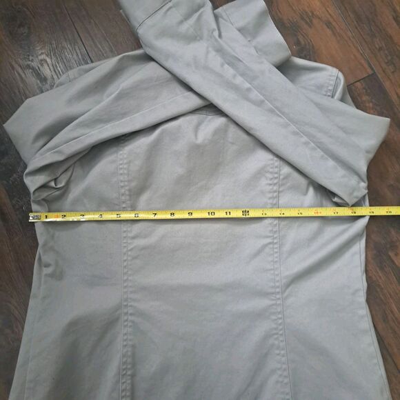 Chico's Jacket Size 0 Small Bling Embroidery Mocha / Tan Granola Girl Academia - Picture 13 of 15